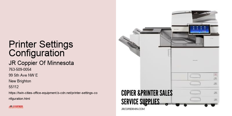 Printer Settings Configuration